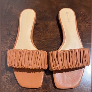 Reformation Flat Sandals - Brown